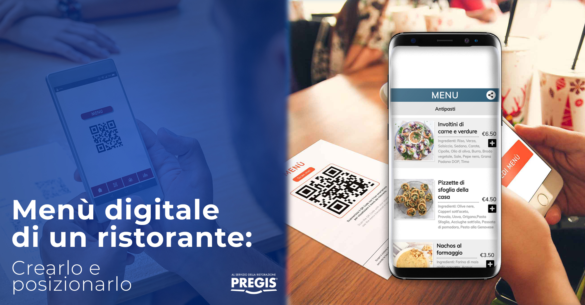 Menù digitale di un ristorante: crearlo e posizionarlo