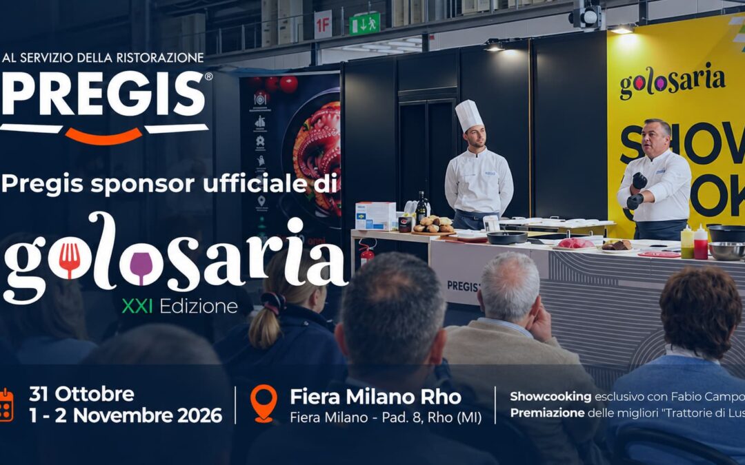 Pregis Sponsor Ufficiale di Golosaria 2026
