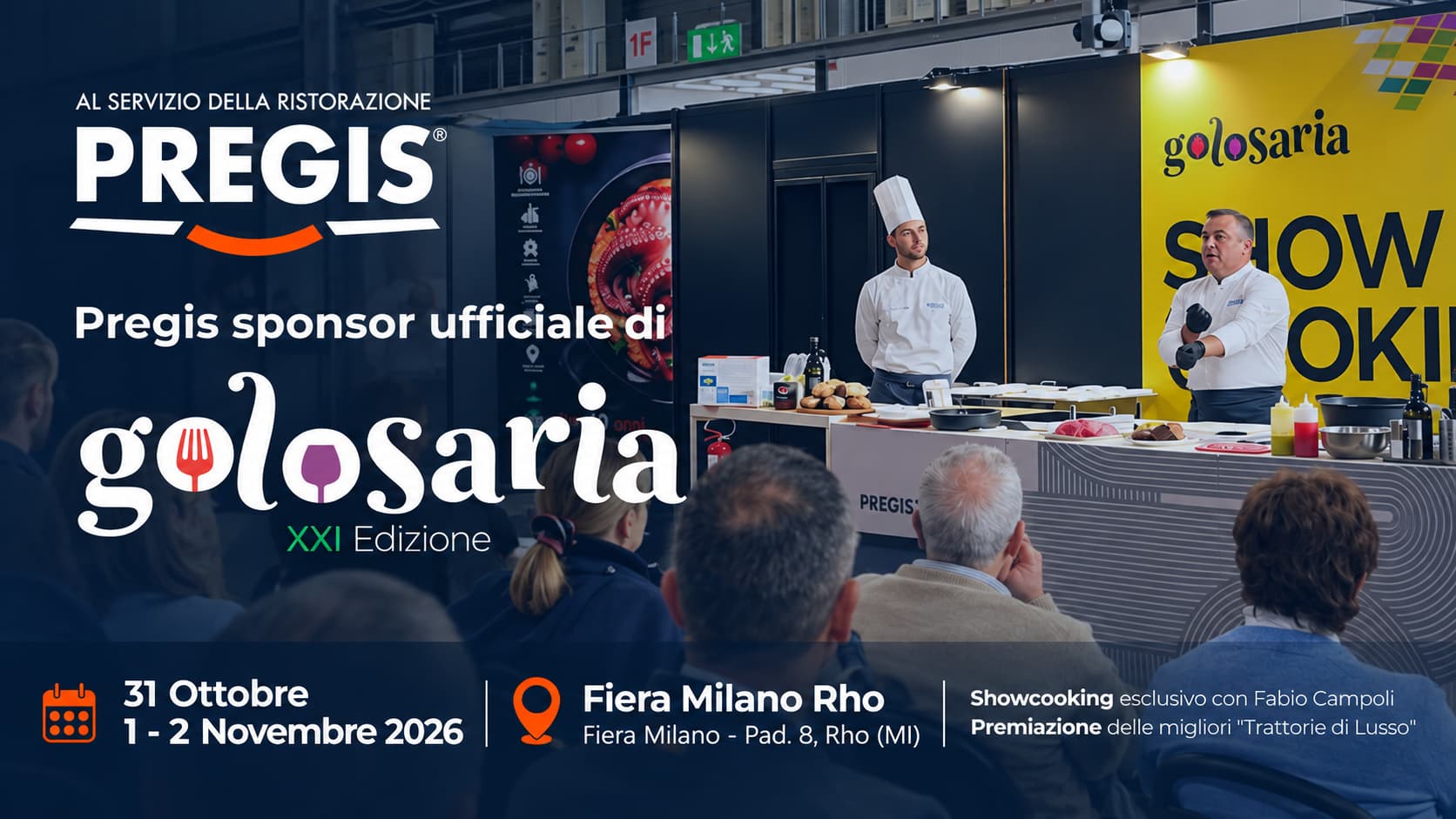 Pregis Sponsor Ufficiale di Golosaria 2026